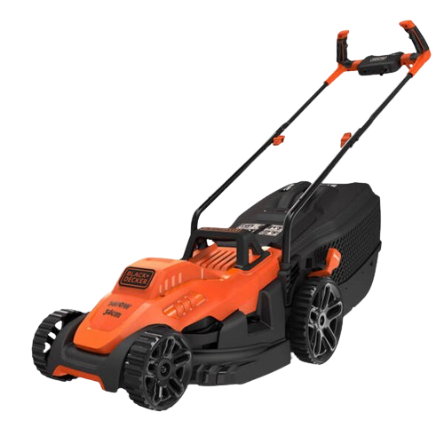 BLACK+DECKER BEMW461BH Потужна мережева газонокосарка 1400 Вт.