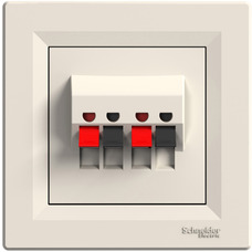 Розетка аудіо кремовий, (пластик) Asfora Schneider Electric EPH5700123