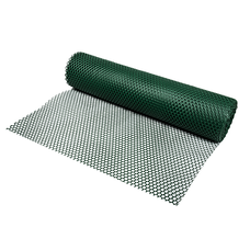 Садова сітка для огорожі, AS-HEX,300  г/м², 15х15 мм, 1x25м, AS-HEX15151025GR