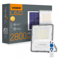 Світлодіодний прожектор автономний VIDEX 30W 5000K (25743)