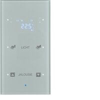 Скляний сенсор 2-кан. з регул.темп-ри, конфігуруємий, алюміній, TS Sensor