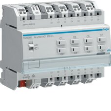 Викон.пристрій для освітлення/жалюзі KNX-easylink 8/4-канальний, 16A, C-Last